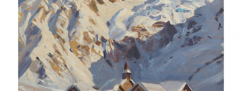 Village du Tour - vallée de Chamonix marcel wibault